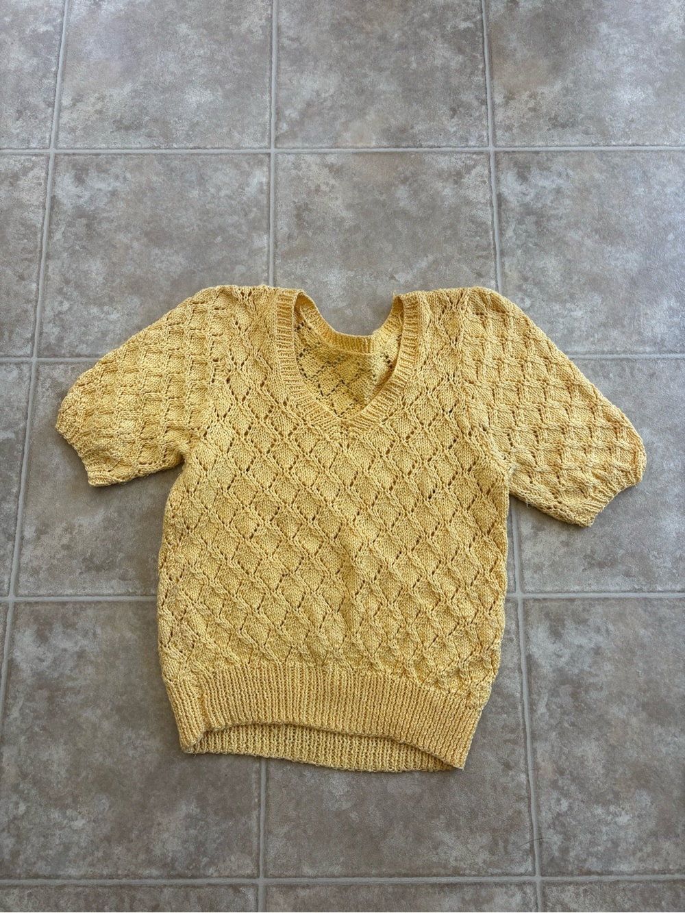 Women’s Yellow Crotched Top